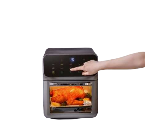 ✨ 10L Large Capacity Smart Air Fryer — 360° Oil-Free Convection Oven