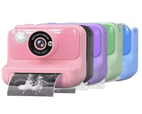 Kids Instant Print Camera — 1080P HD Mini Digital Camera with Thermal Printing & 2.4-Inch Screen