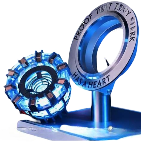 1:1 Alloy Arc Reactor Chest Light — Iron Man Electromagnetic Core Model Display