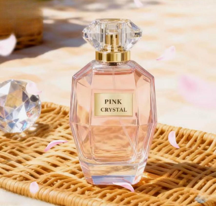 Pink Crystal Eau De Parfum – Luxury Floral Designer Fragrance for Women.