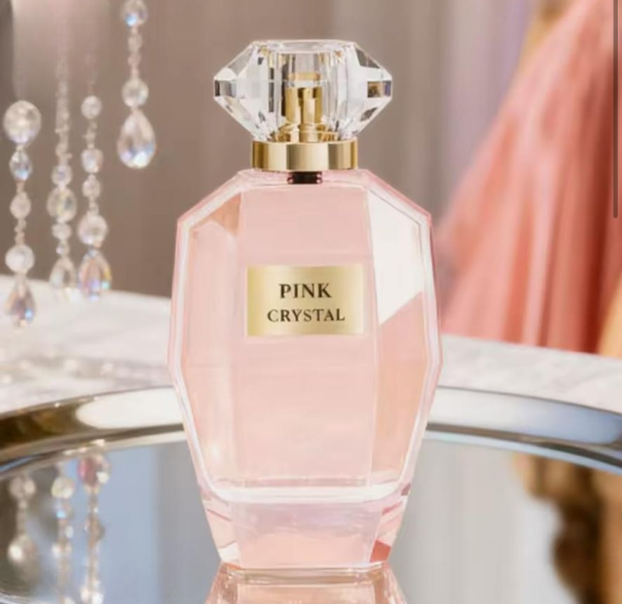 Pink Crystal Eau De Parfum – Luxury Floral Designer Fragrance for Women.