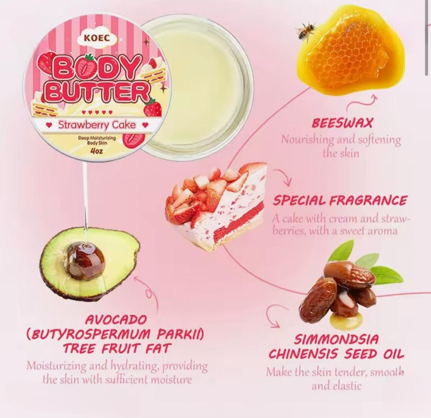 Japanese Body Butter & Lotion Set — Deep Moisturizing Body Cream & Oil for Smooth, Nourished Skin
