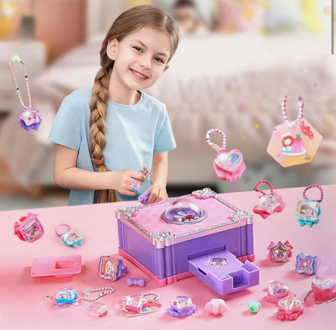 Magic Sticker Book & DIY Jewelry Maker Set – Creative Kids Craft Toy