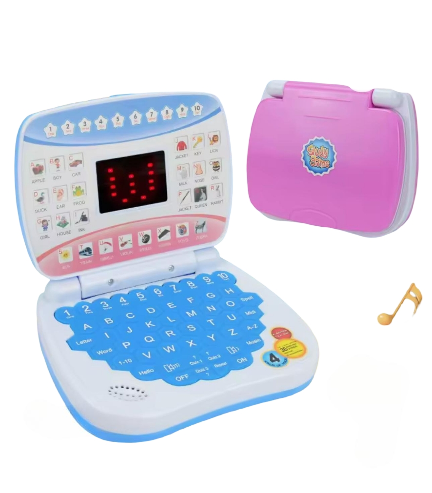 English Learning Machine Laptop Toy – Electronic Educational Computer for Toddlers