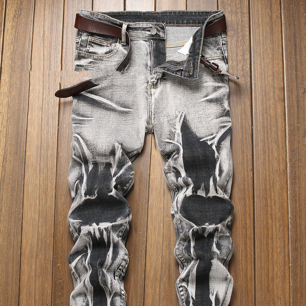 Slim Fit All-match Gray Men's Comfortable