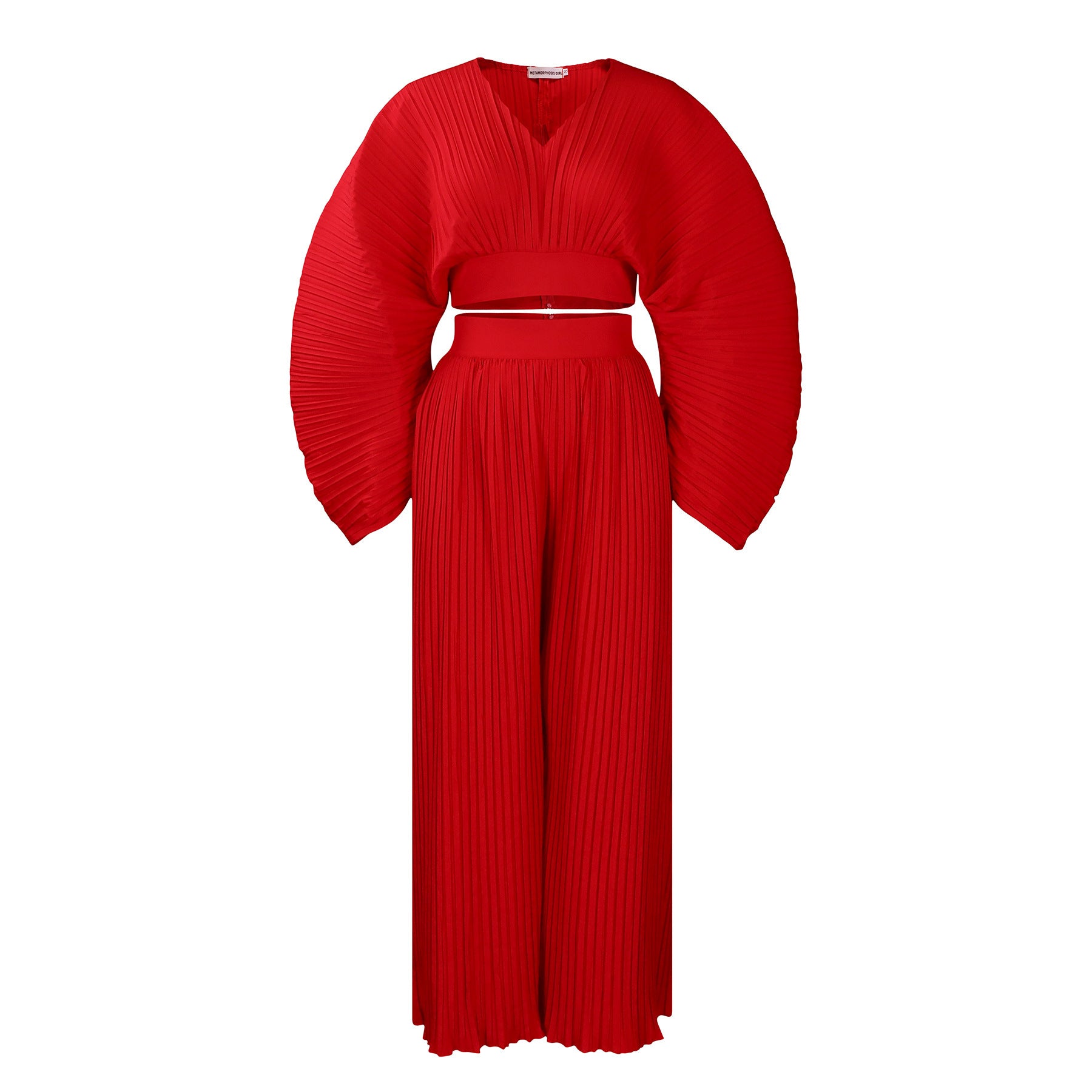 Top Wide Leg Trousers Two-piece Set African Suit