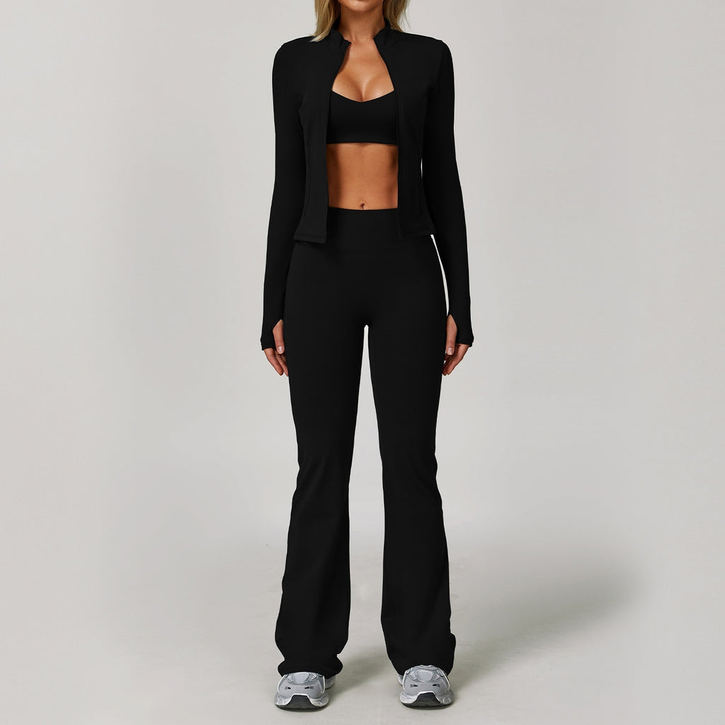 Tight Quick-drying Fitness Yoga Outdoor Running Sports Three-piece Suit