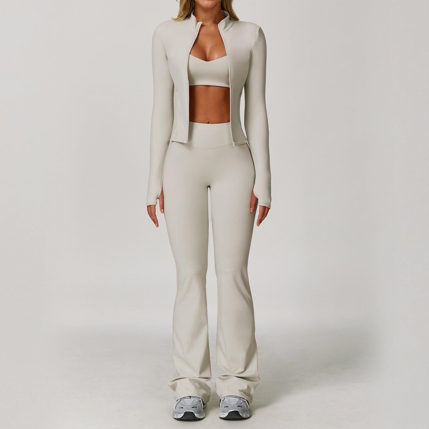 Tight Quick-drying Fitness Yoga Outdoor Running Sports Three-piece Suit